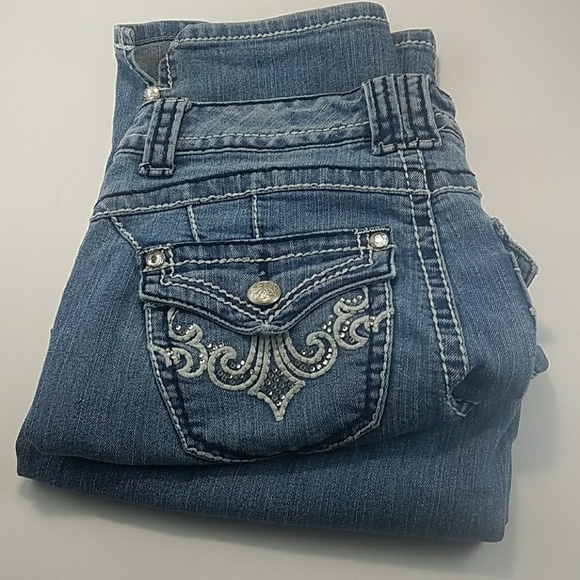 Style & Co. Premium Split Cuff Blue Jeans - Picture 2 of 5